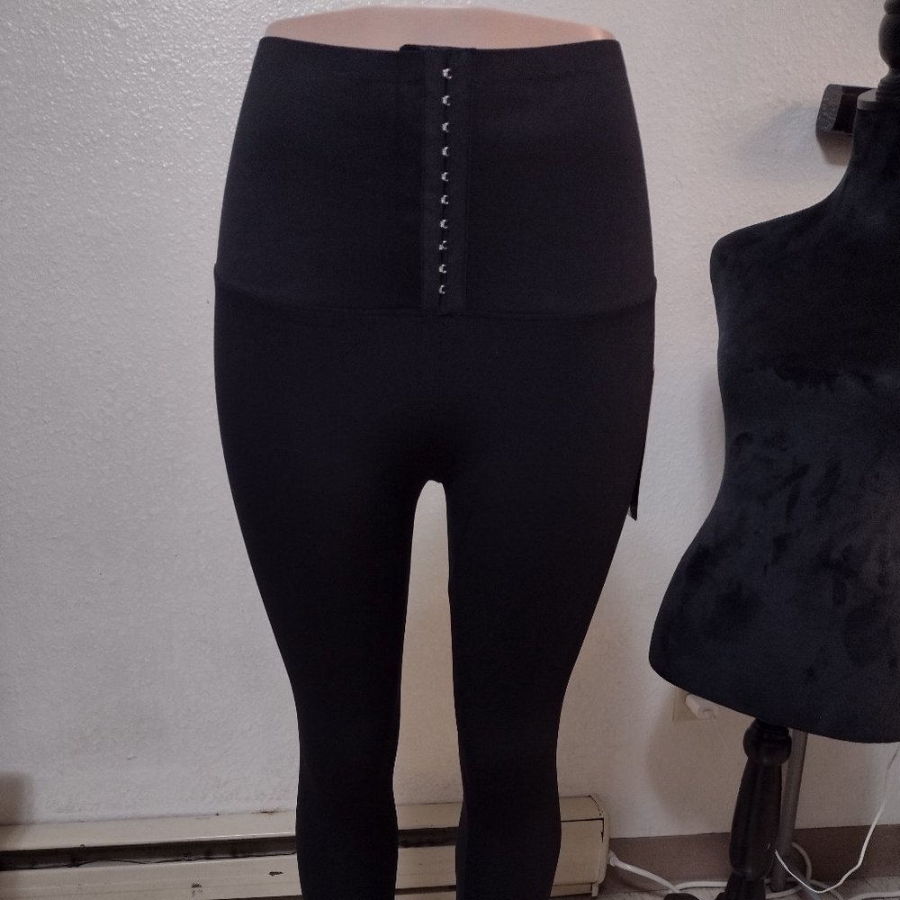 Women's Black 3 level adjustment waist trainer leggings, hip shaper, butt shaper